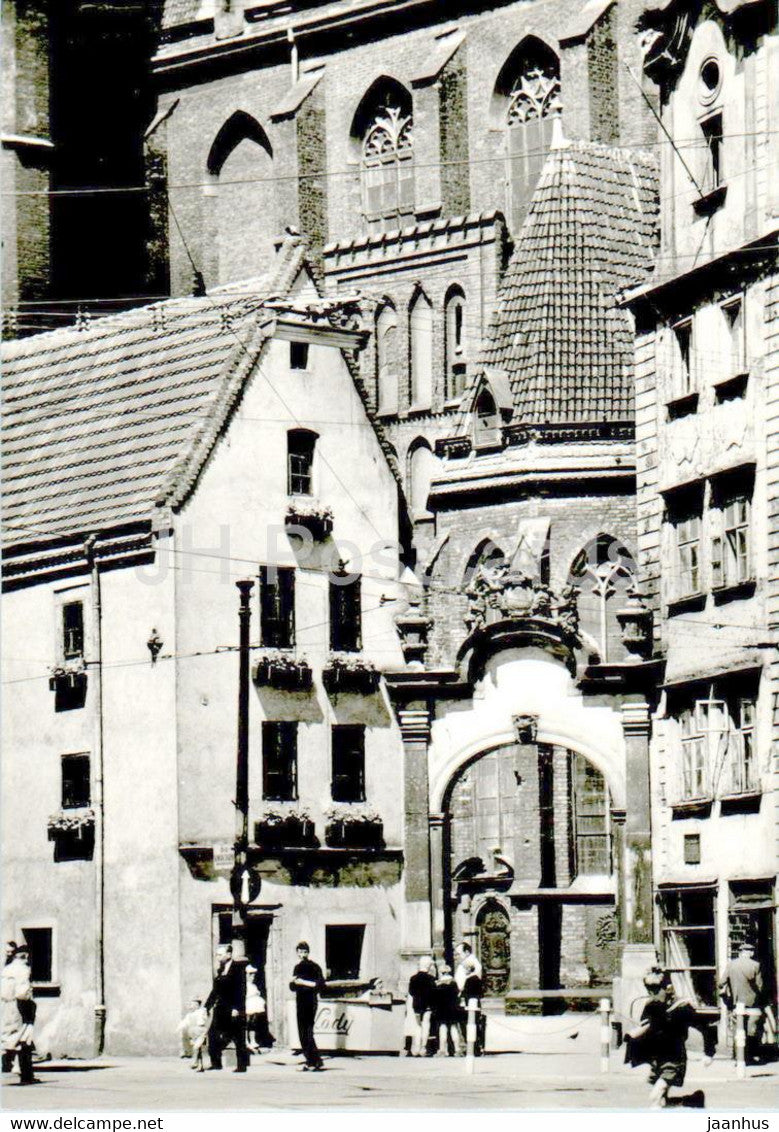 Wroclaw - Jas i Malgosia - dwa domki przy Rynku - two houses at the Market Square - Poland - unused - JH Postcards