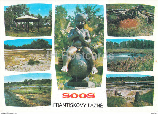 Soos - Frantiskovy Lazne - swamp - multiviews - Czechoslovakia - Czech Republic - unused - JH Postcards