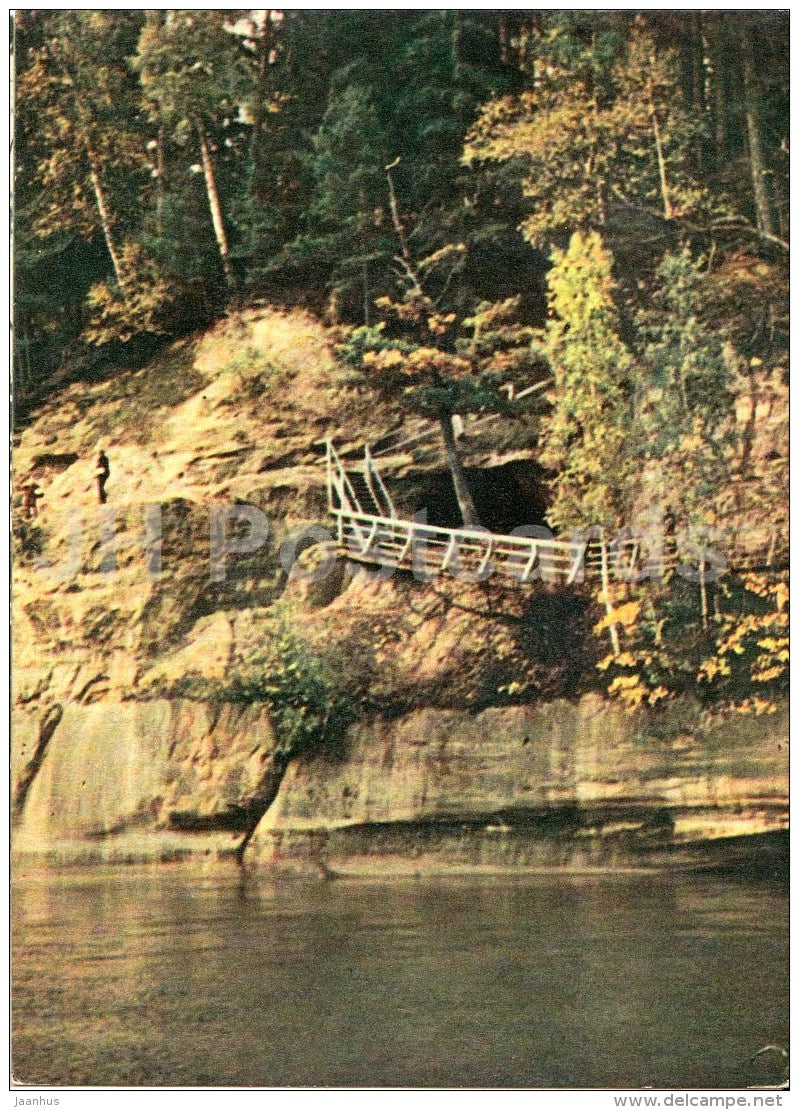 Devil´s Cave - Sigulda - Latvia USSR - unused - JH Postcards