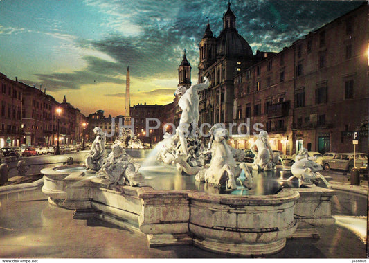 Rome - Roma - Navona Square - 369 - Italy - unused - JH Postcards