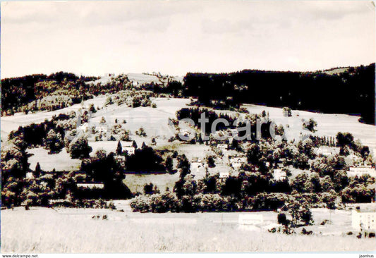 Wisla - Centrum widok ogolny - general view - old postcard - Poland - used - JH Postcards