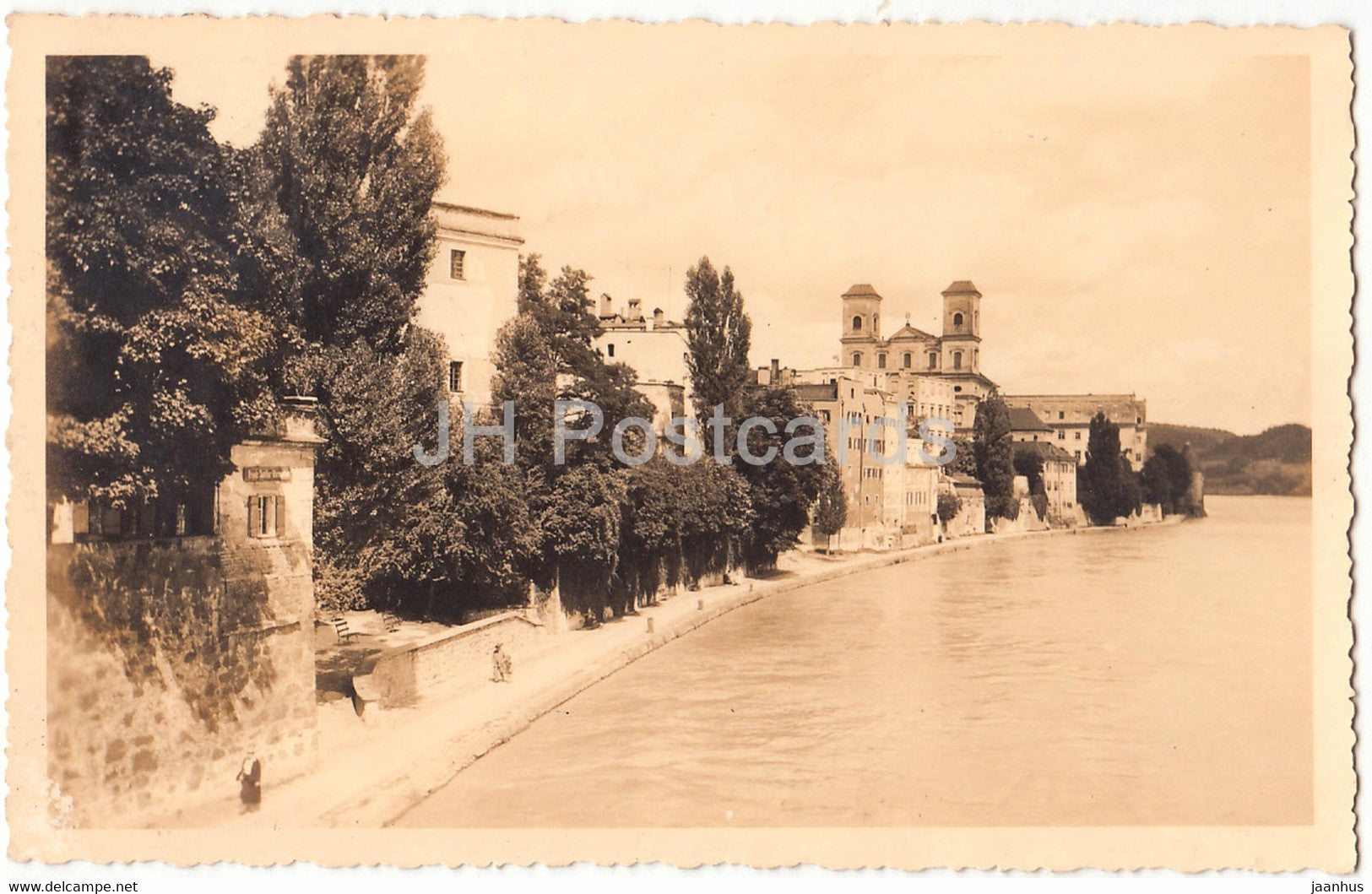 Passau - Innkai - old postcard - 1939 - Germany - used - JH Postcards