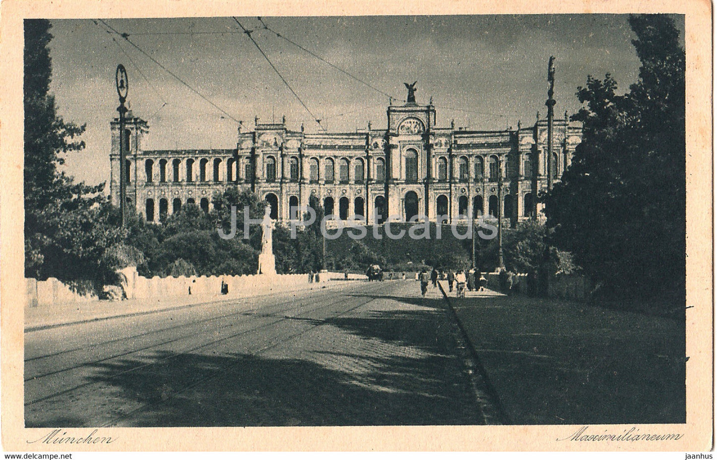 Munchen - Maximilianeum - Munich - old postcard - 1926 - Germany - used - JH Postcards