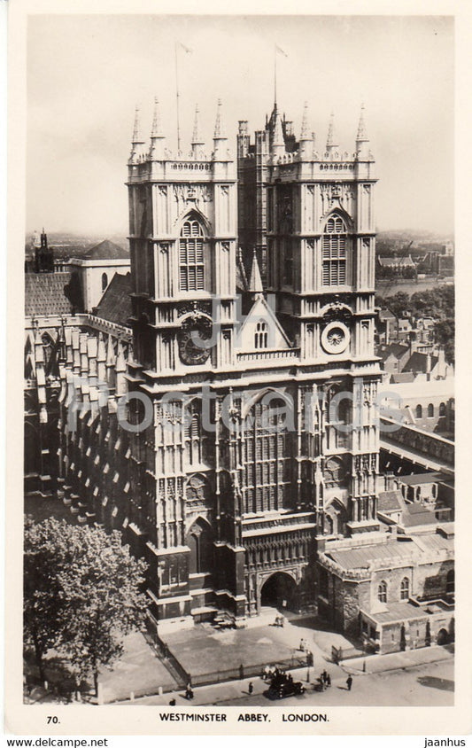 London - Westminster Abbey - 70 - old postcard - United Kingdom - England - unused - JH Postcards