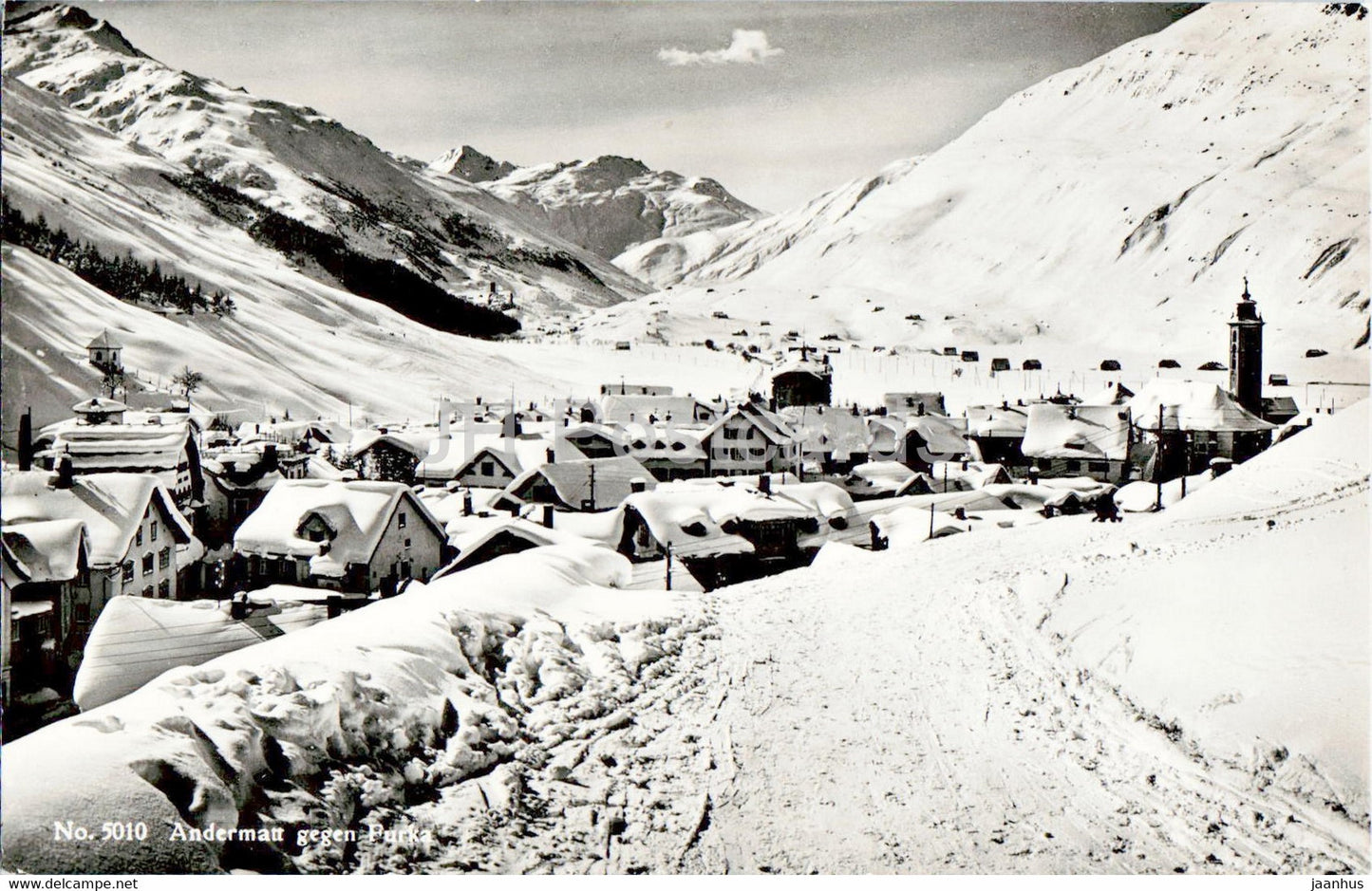 Andermatt gegen Furka - 5010 - Feldpost - military mail - old postcard- Switzerland - used - JH Postcards