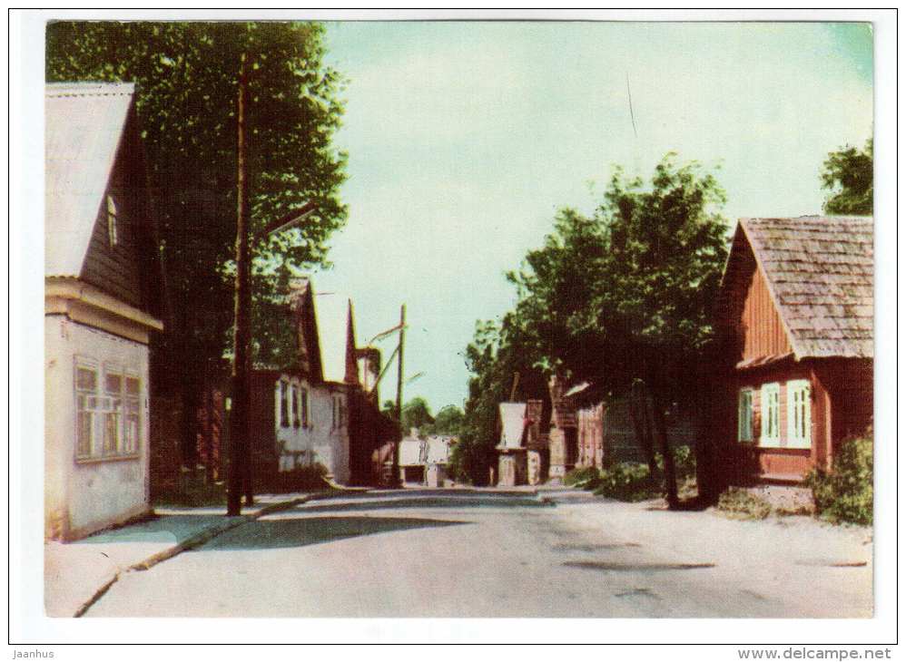 In the Town - Trakai - 1966 - Lithuania USSR - unused - JH Postcards