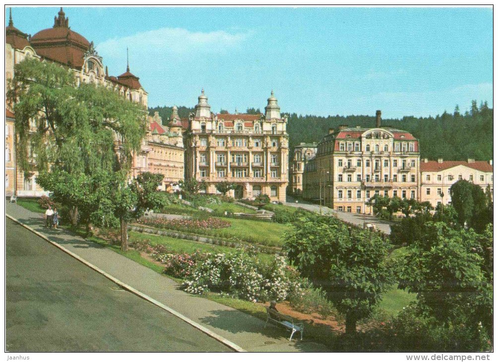 Marianske Lazne - Klement Gottwald Square - Marienbad - Czechoslovakia - Czech - unused - JH Postcards