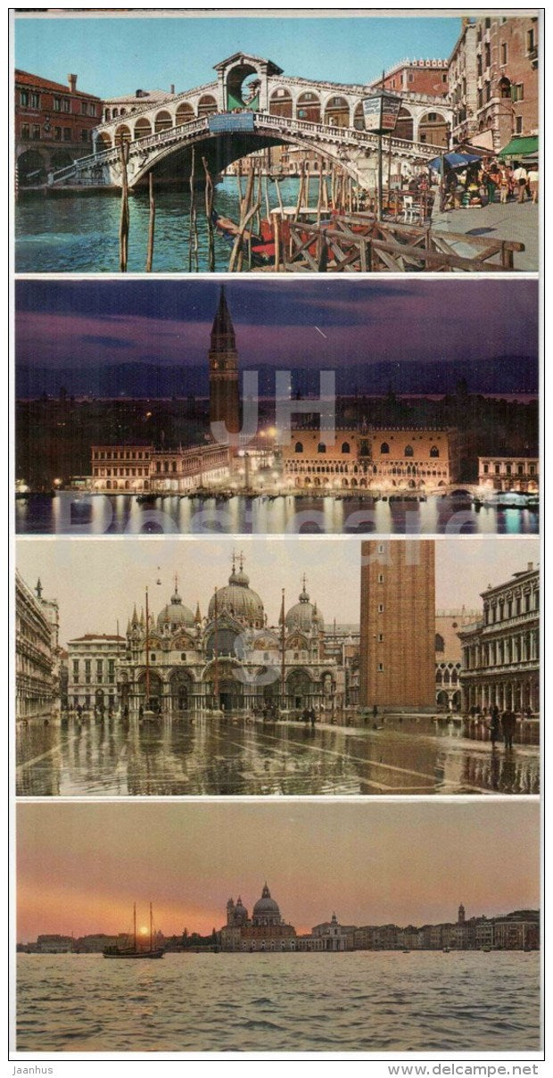 mini photo book with 30 photos - leporello - Venezia - Venice - Italy -unused - JH Postcards