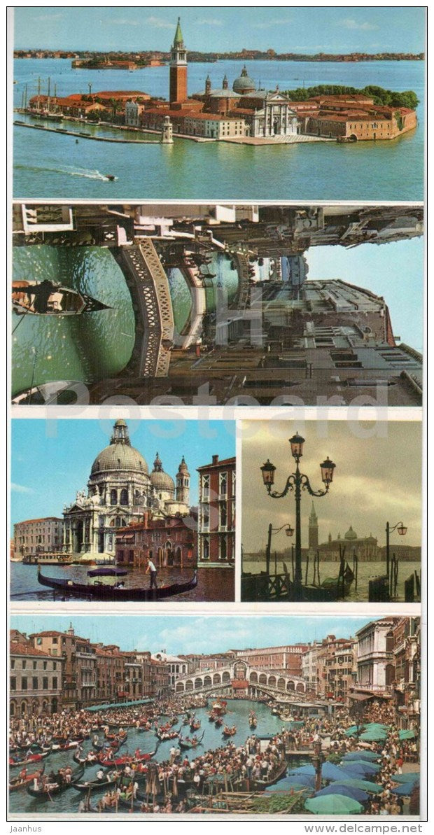 mini photo book with 30 photos - leporello - Venezia - Venice - Italy -unused - JH Postcards