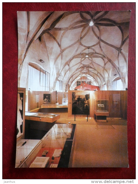 Vladislav Hall - Gothic Prague - large format card - CZECH REPUBLIC, CZECHOSLOVAKIA - unused - JH Postcards