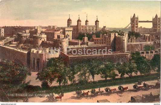 London - The Tower of London - old postcard - England - United Kingdom - used - JH Postcards