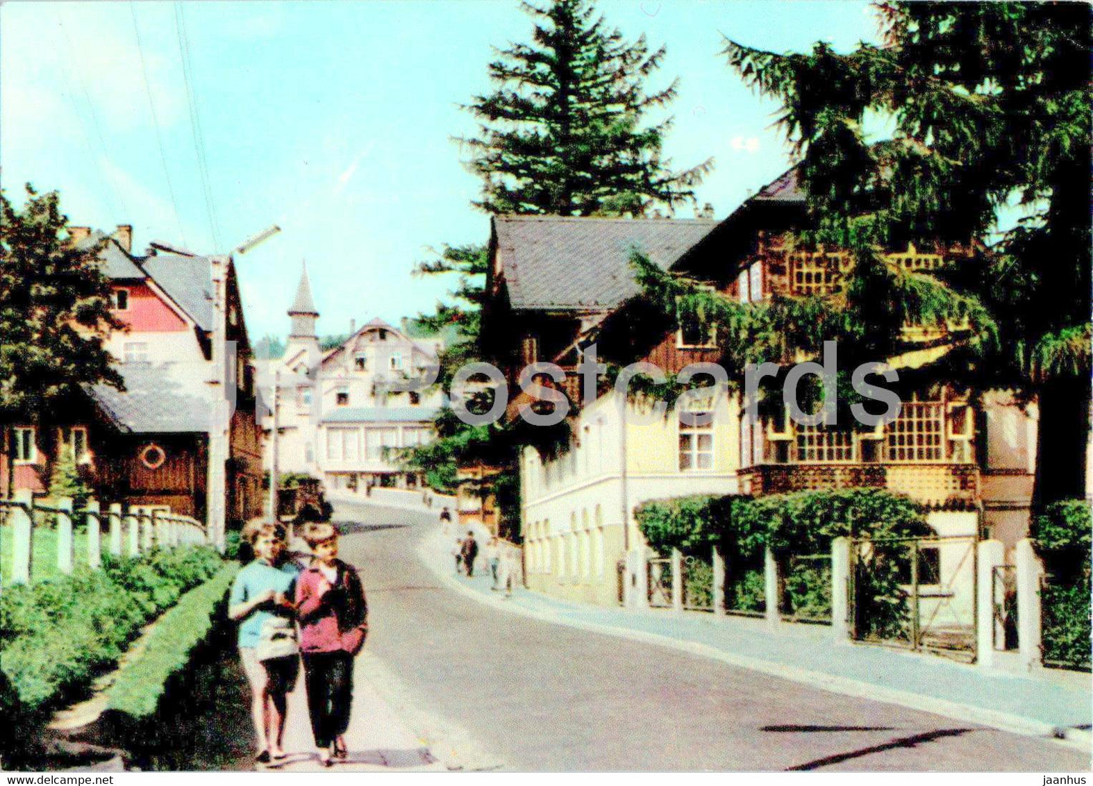 Karpacz - Ulica 1 Maja - May 1 street - Poland - unused - JH Postcards