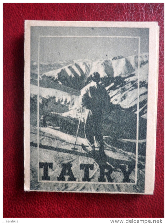 Tatry - Tatra Mountains - Mini photo book - leporello - old - Poland - unused - JH Postcards