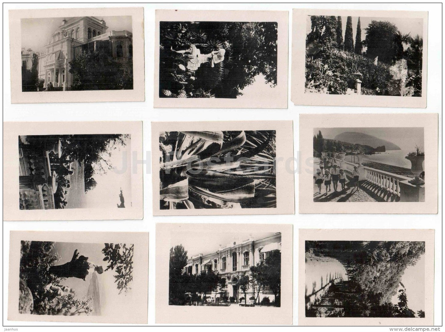 30 mini format photo cards - Crimea - 1951 - Ukraine USSR - unused - JH Postcards