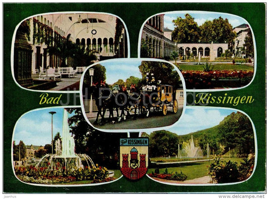 Bad Kissingen - Germany - 1976 gelaufen - JH Postcards