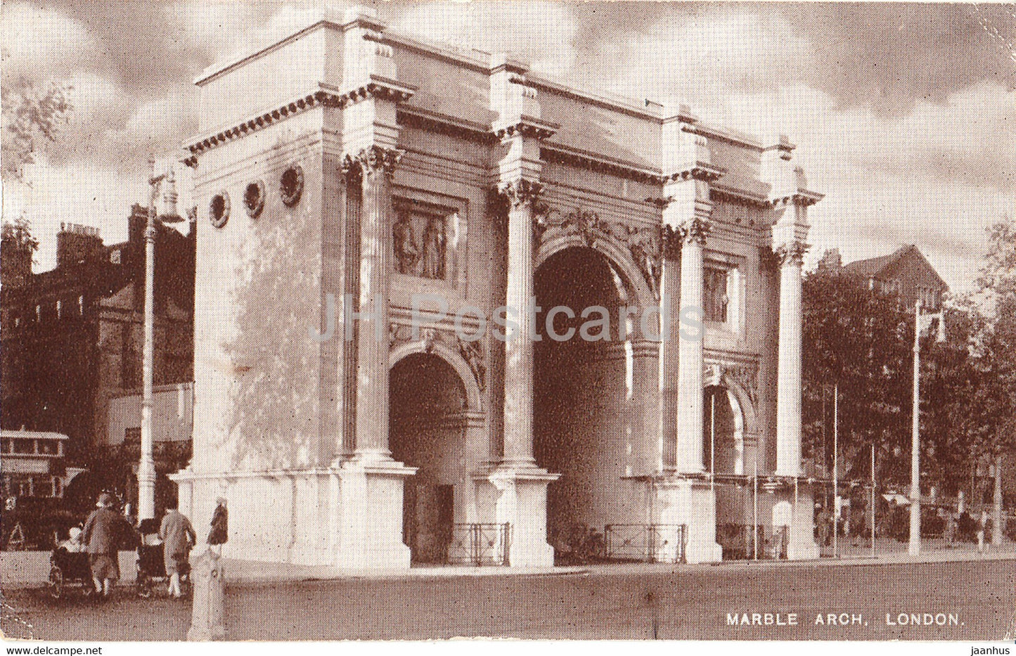 London - Marble Arch - old postcard - 1946 - England - United Kingdom - used - JH Postcards