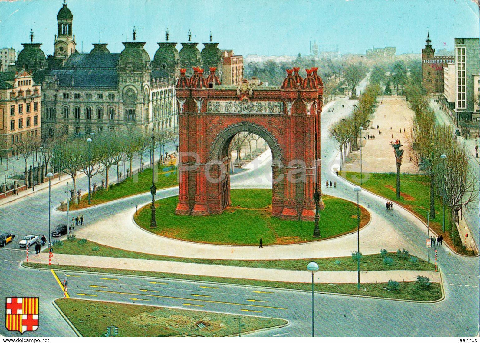 Barcelona - Arco de Triunfo - Triumphal Arc - 216 - 1963 - Spain - used - JH Postcards