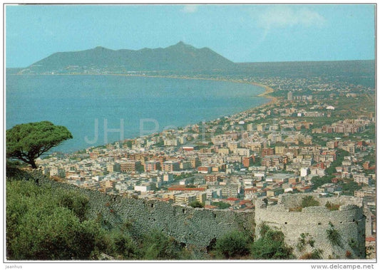 Mura medioevali e panorama - medieval walls - Terracina - Lazio - 085 - Italia - Italy - unused - JH Postcards