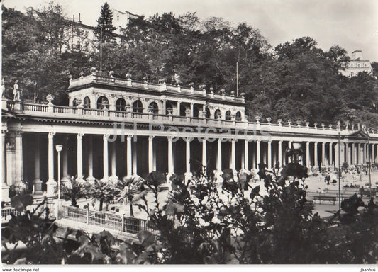 Karlovy Vary - Karlsbad - Colonnade of the Czechoslovak Soviet Friendship 1968 - Czech Republic - Czechoslovakia - used - JH Postcards