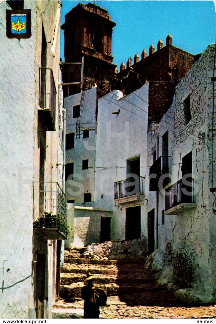 Peniscola - Calle Tipica - Typical street - 13 - Spain - unused - JH Postcards