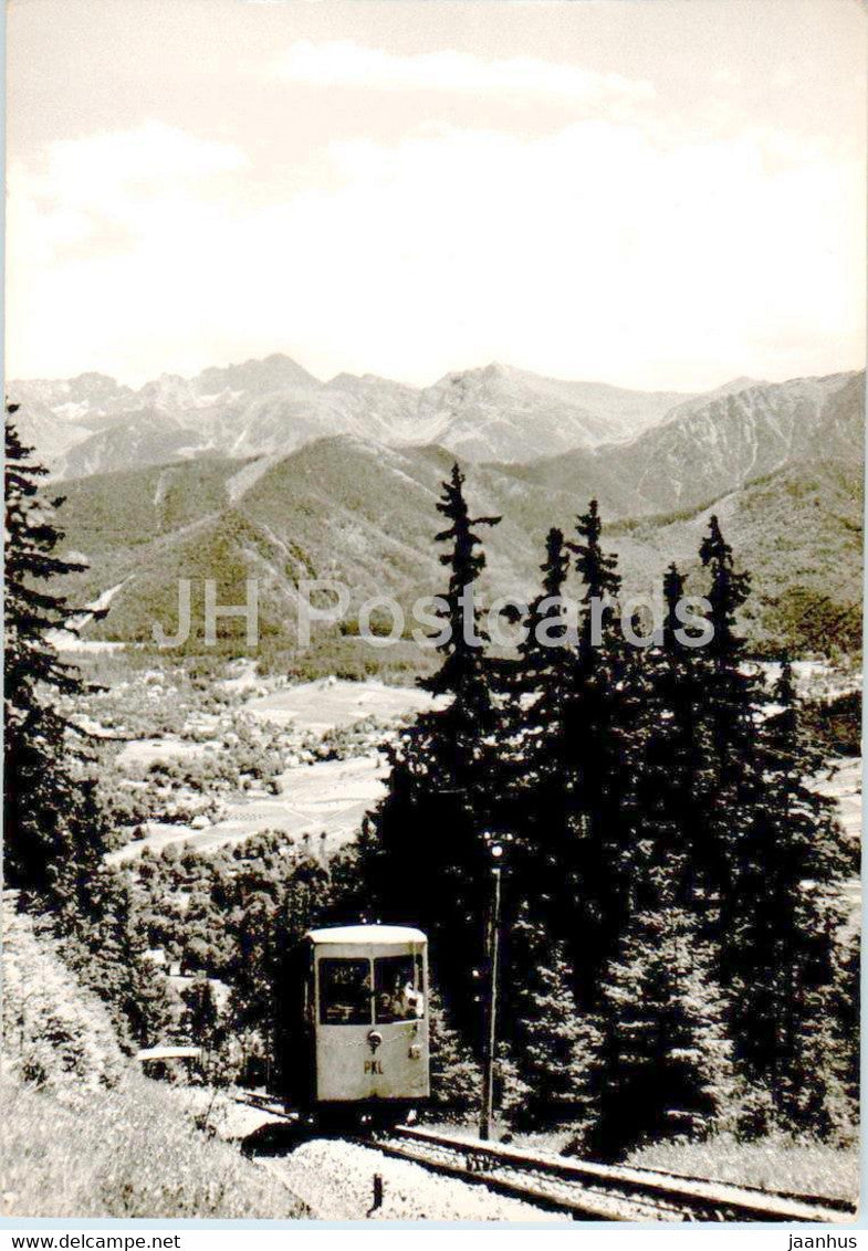 Zakopane - Kolejka na Gubalowke - funicular - Poland - unused - JH Postcards