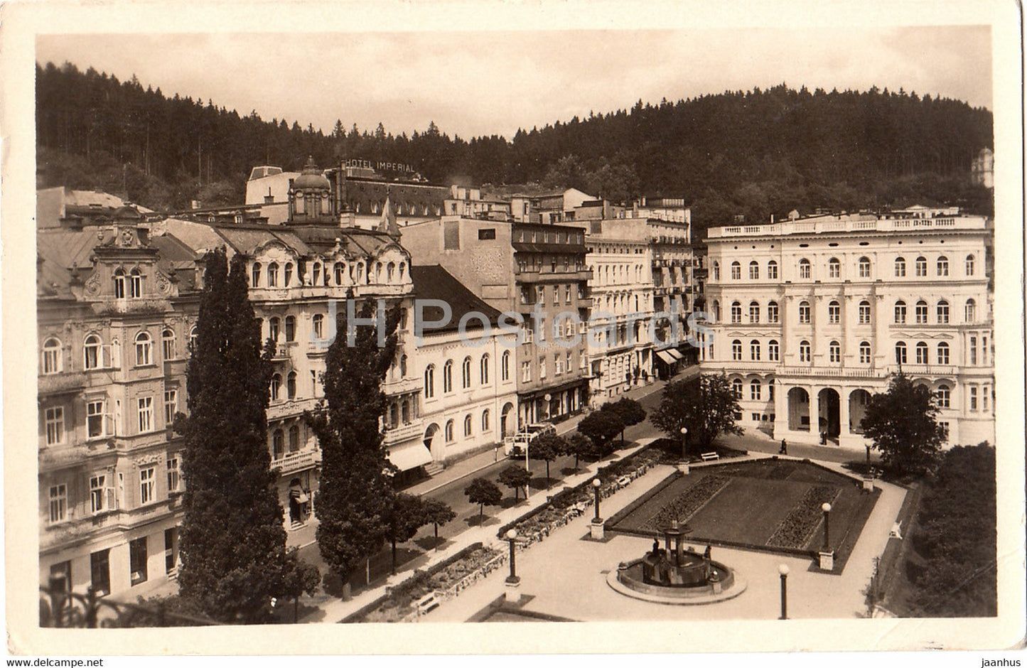 Marianske Lazne - Marienbad - old postcard - 1952 - Czechoslovakia - Czech Republic - used - JH Postcards