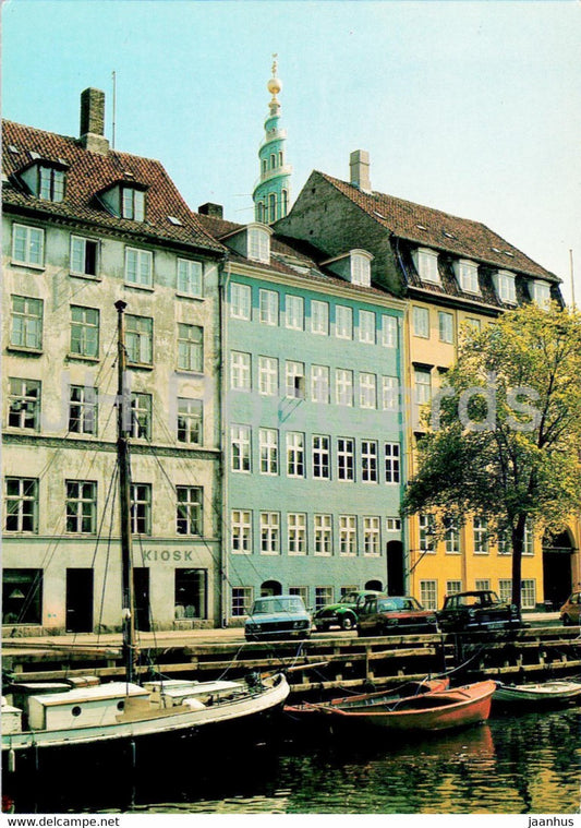 Copenhagen - From Christianshavn - car - boat - Denmark - unused - JH Postcards