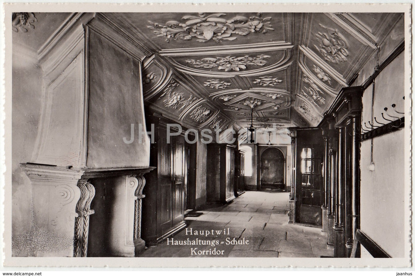 Hauptwil - Haushaltungs-Schule - Korridor - 5112 - Switzerland - unused - JH Postcards