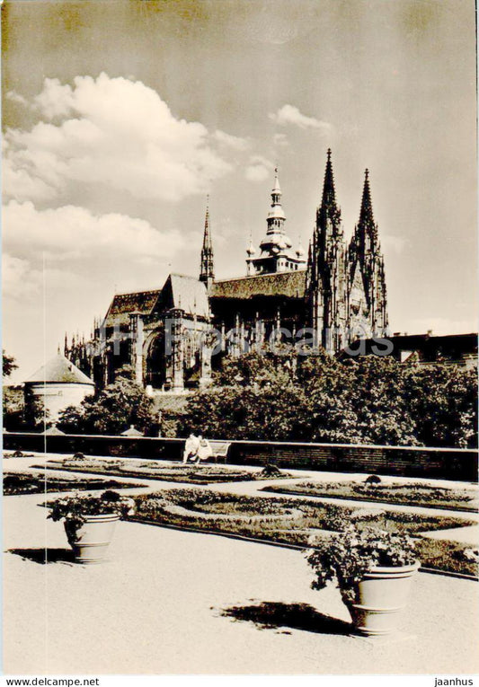 Praha - Prague - Hrad - Terasa u Jizdarny - Castle - Hippodrome Terrace - Czech Republic - Czechoslovakia - unused - JH Postcards