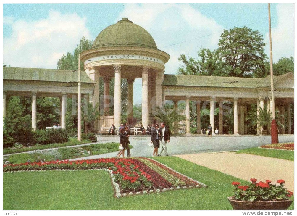 Marianske Lazne - Marienbad - Rudolf´s Source - Czechoslovakia - Czech - unused - JH Postcards