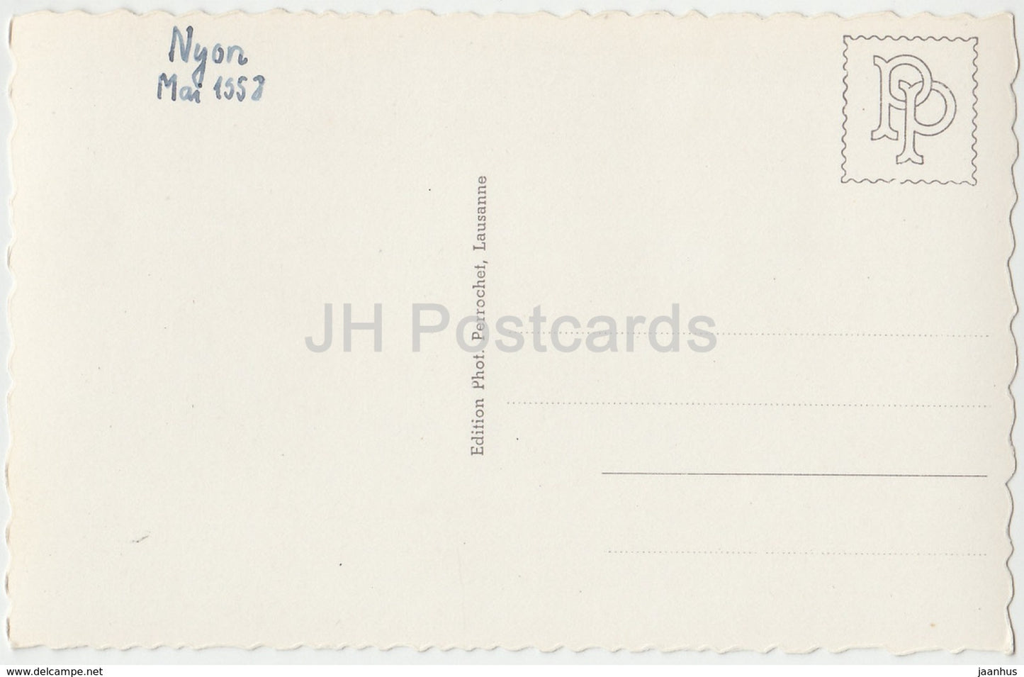 Nyon - Le Chateau - castle - 6140 - Switzerland - 1958 - used