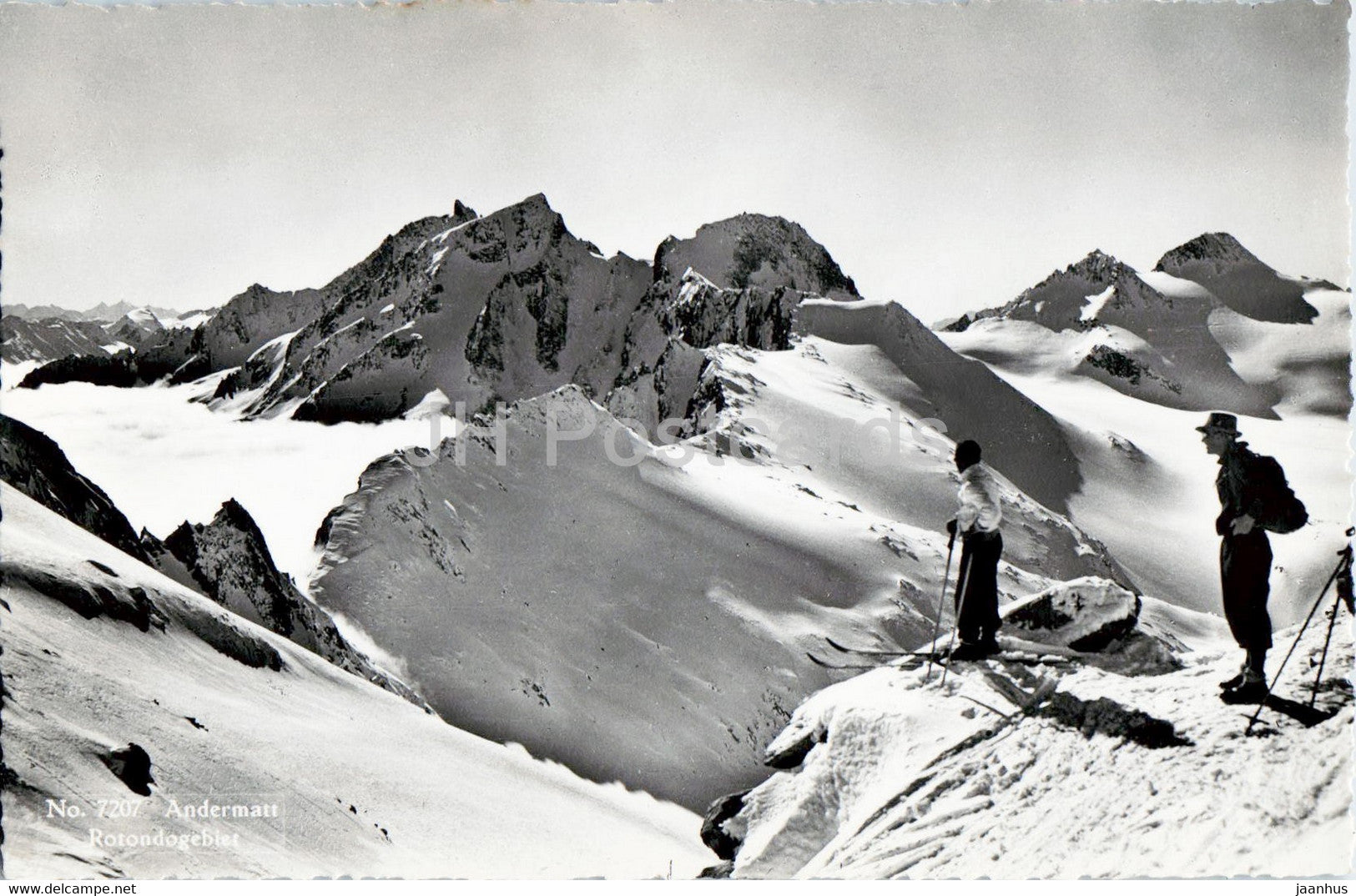 Andermatt - Rotondogebiet - 7207 - old postcard - Switzerland - unused - JH Postcards