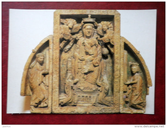 Relief of Our Lady from the Basilica - Prague - large format card - Czechoslovakia - Czech Republik - unused - JH Postcards