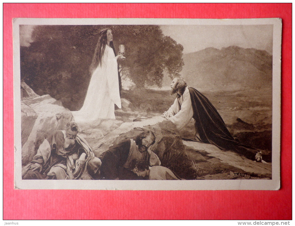 Jesus am Oelberg - Jesus on the Mount of Olives - TRAUT - 56 - Germany - unused - JH Postcards