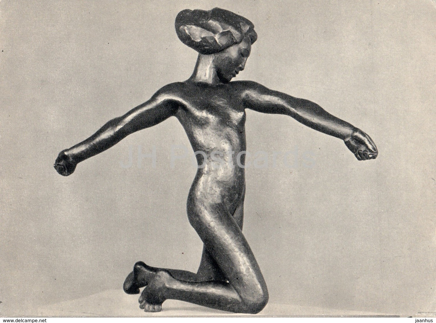 sculpture by Georg Kolbe - Mermaid - German art - 1960 - Russia USSR - unused - JH Postcards