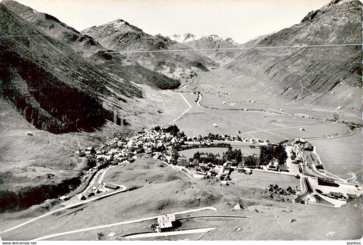 Andermatt gegen Hospental Furka - 4206 - old postcard - Switzerland - unused - JH Postcards