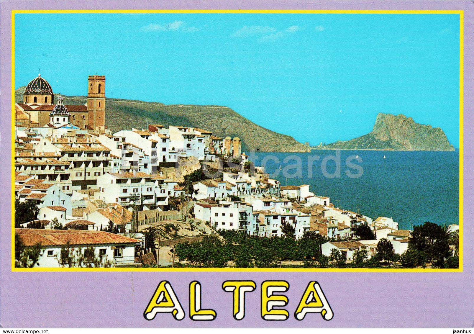 Altea - Vista General - 48 - 1989 - Spain - used - JH Postcards