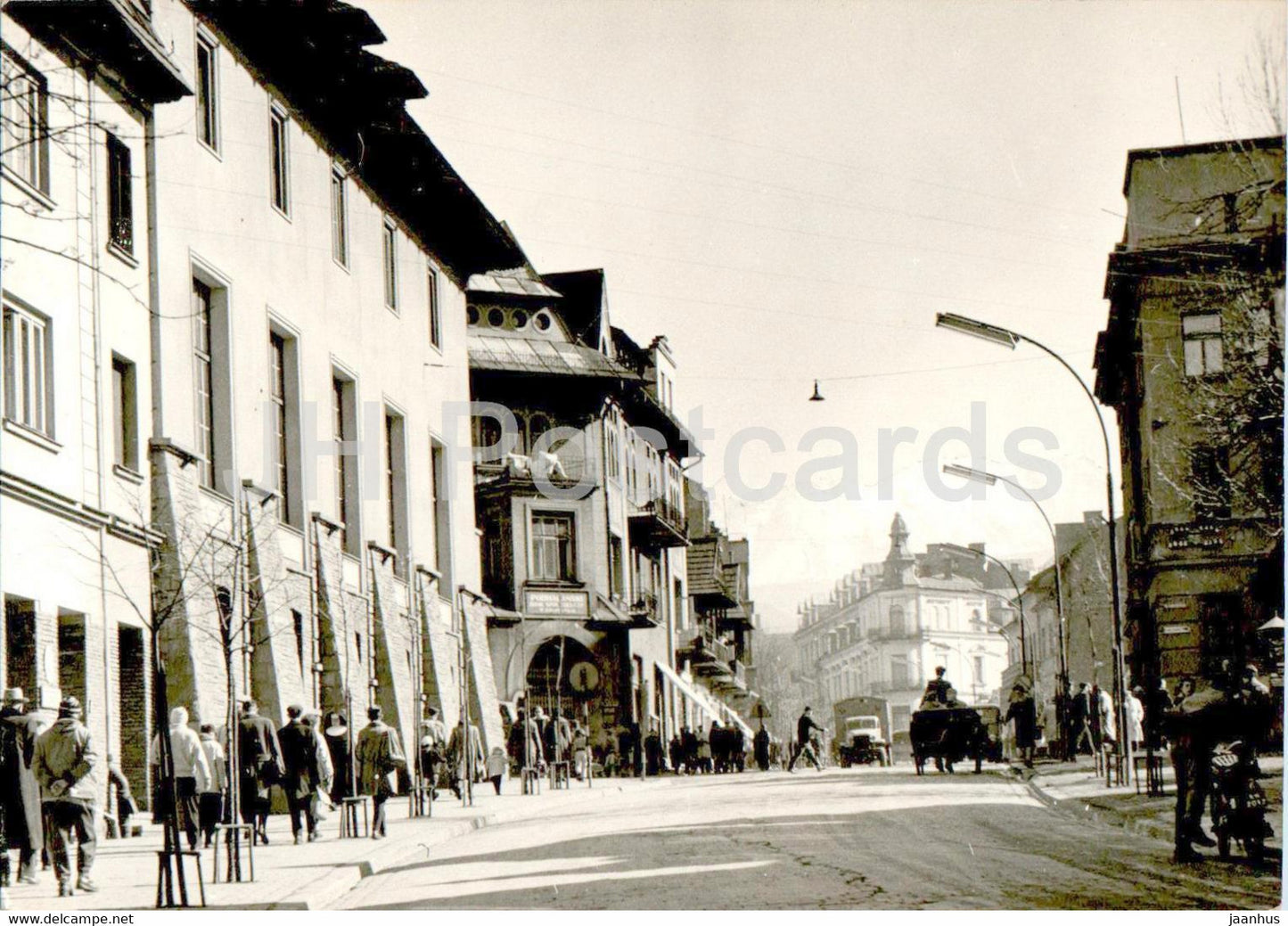 Zakopane - Ulica Krupowki - street - Poland - unused - JH Postcards