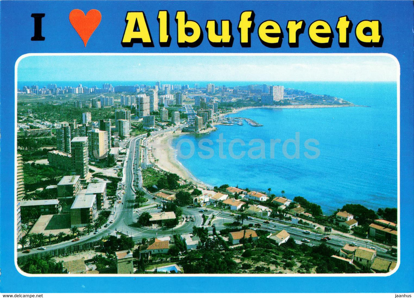 Albufereta - Vista Parcial - view - 502 - Spain - unused - JH Postcards