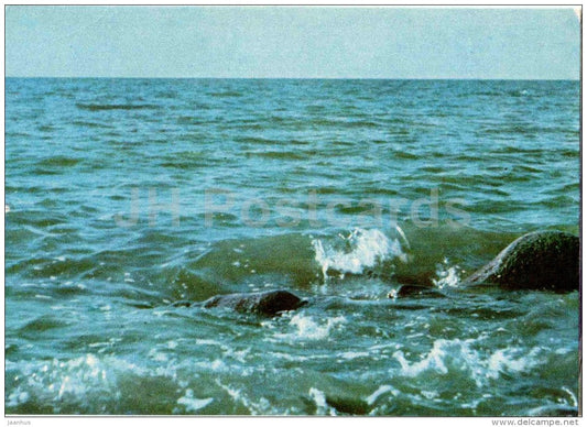 The sea near Ainazhi - Vidzeme seaside views - Latvia USSR - unused - JH Postcards