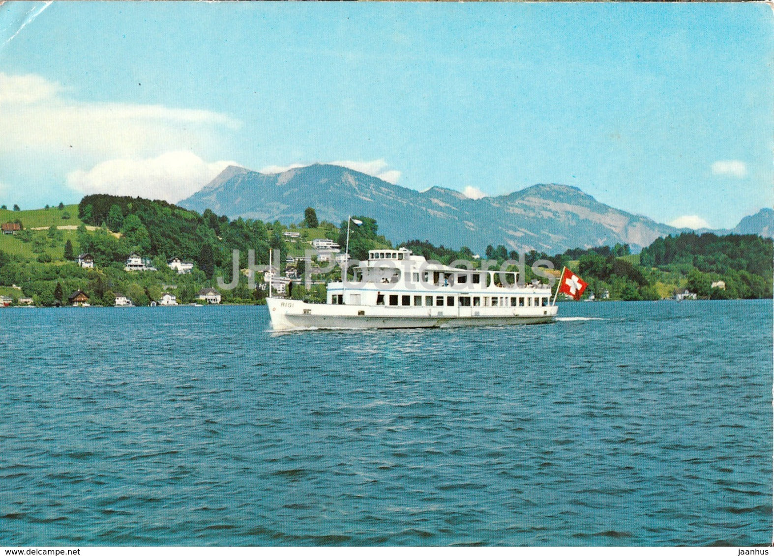 Vierwaldstattersee - Schiff Rigi - passenger ship - MS - 1979 - Switzerland - used - JH Postcards