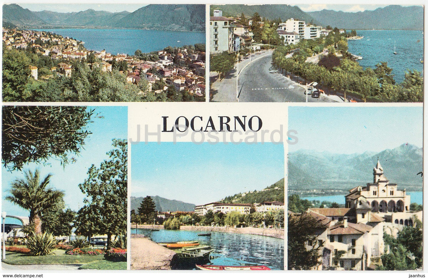 Locarno - multiview - 11022 - Switzerland - 1967 - used - JH Postcards