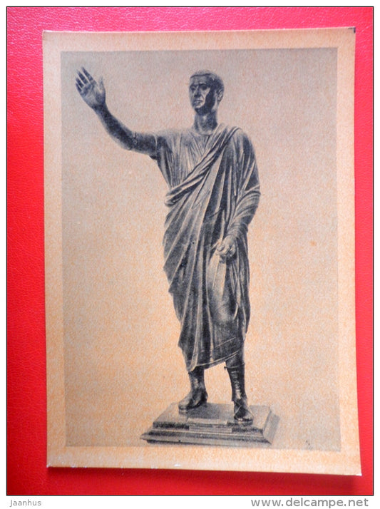 Orator , 100 BC - Ancient Rome - Antique art - 1961 - Russia USSR - unused - JH Postcards