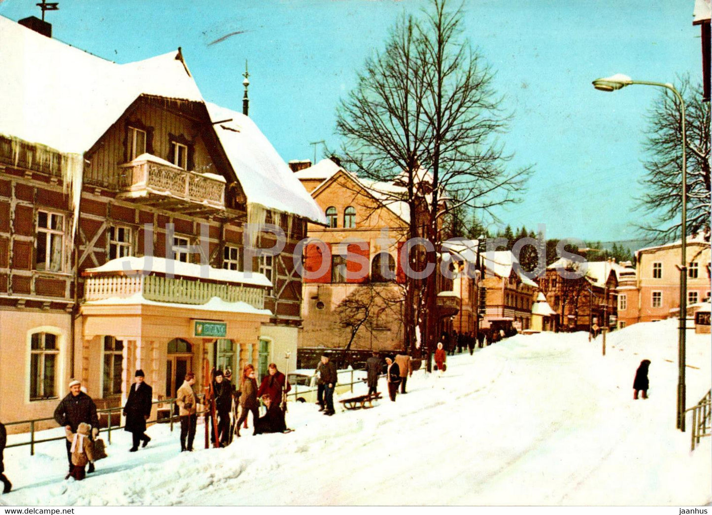 Szklarska Poreba - Ulica Jednosci Narodu - Street of Unity of the Nation - Poland - used - JH Postcards