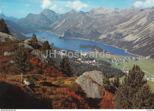 Sils im Engadin 1800 m - 219 - 1983 - Switzerland - used - JH Postcards