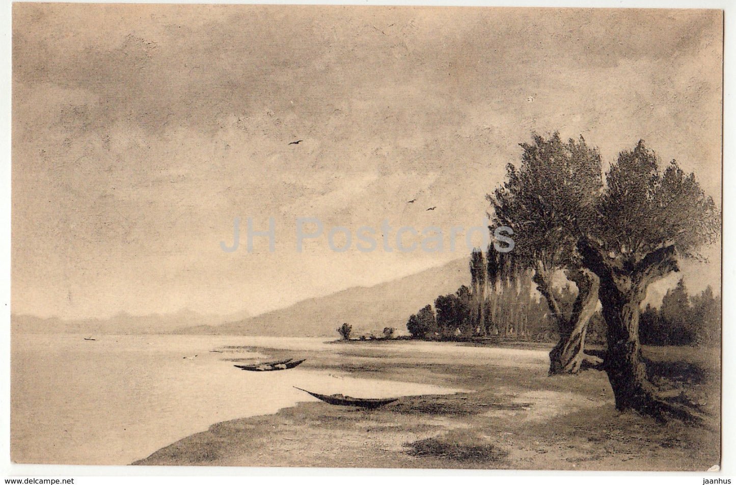 Bodenseebilder - An den Ufern von Horn - Max J. de Sury - 19 - Switzerland - 1917 - used - JH Postcards