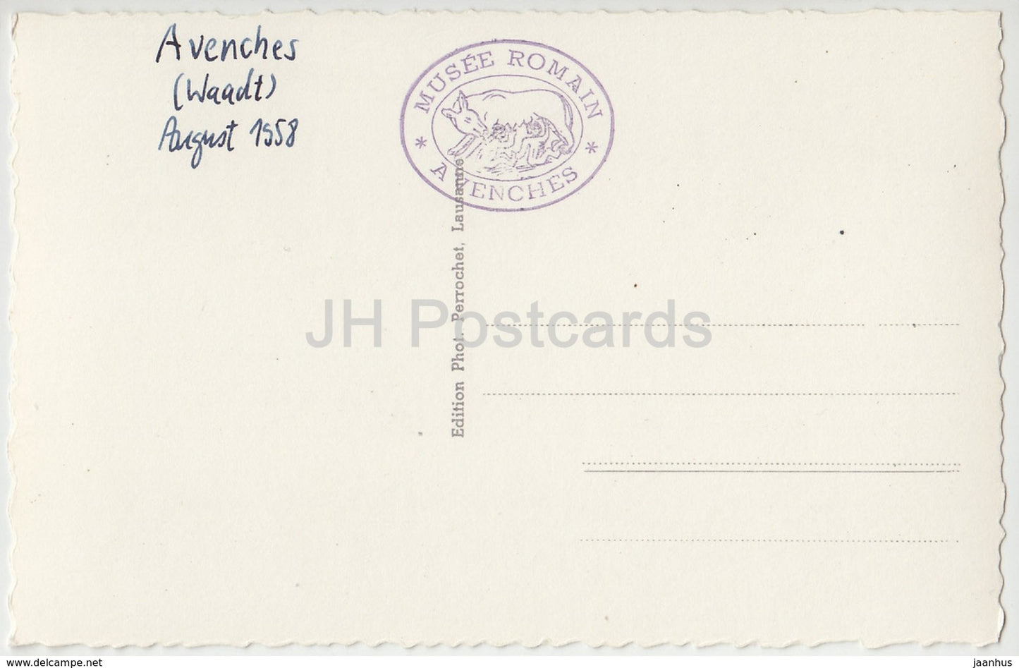 Avenches La Romaine - Le Cigognier - 10186 - Switzerland - 1958 - used