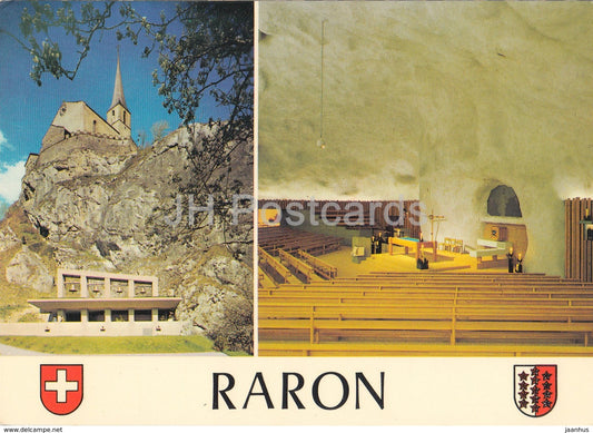 Raron - Burgkirche und Felskirche St Michael - church - 139 - 1978 - Switzerland - used - JH Postcards