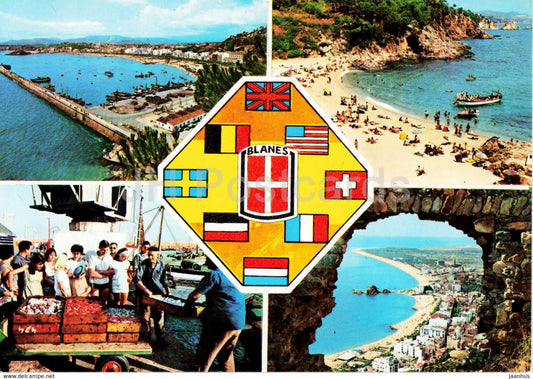 Rdo Blanes - Costa Brava - multiview - 436 - Spain - unused - JH Postcards