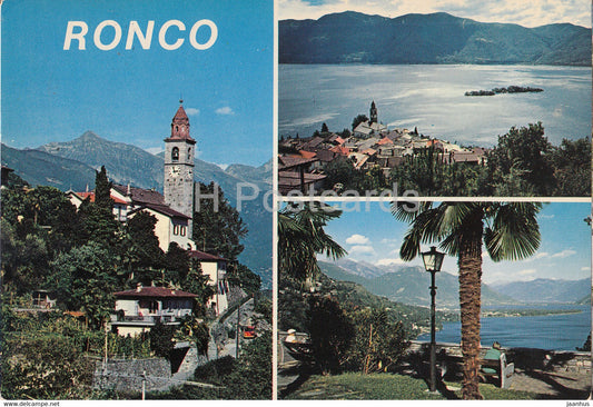 Ronco - Ascona - Lago Maggiore - multiview - 6622 - 1979 - Switzerland - used - JH Postcards